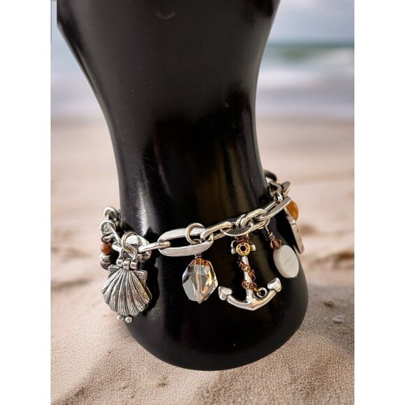 Brighton Ship to Shore nautical Beach sailing charm bracelet - Picture 5 of 8